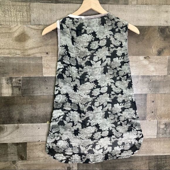 Cabi Tango Cowl Neck Sleeveless Top Floral 3057 - Picture 3 of 13